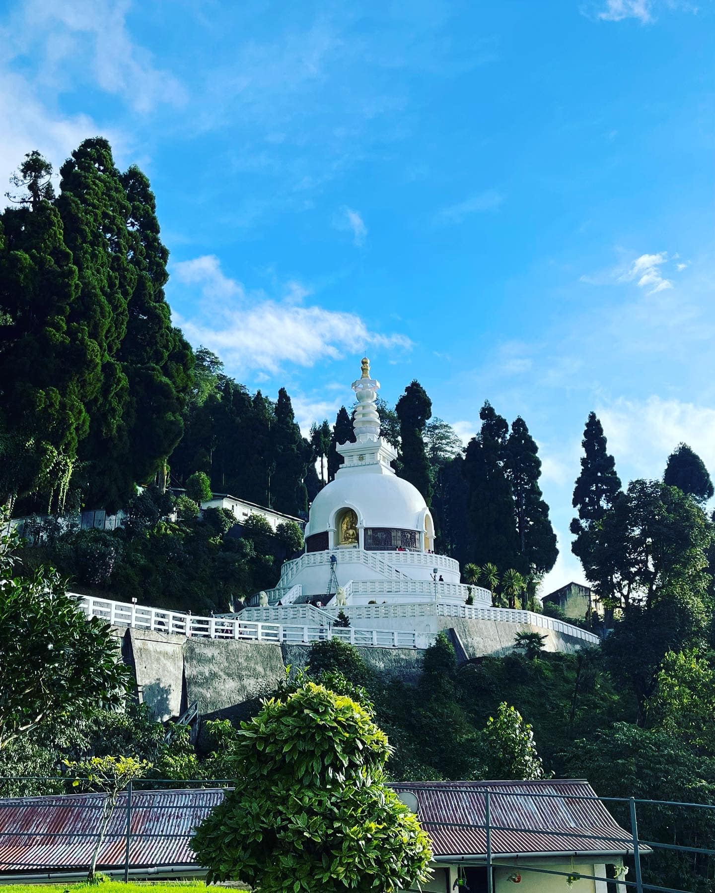 Peace pagoda Darjeeling