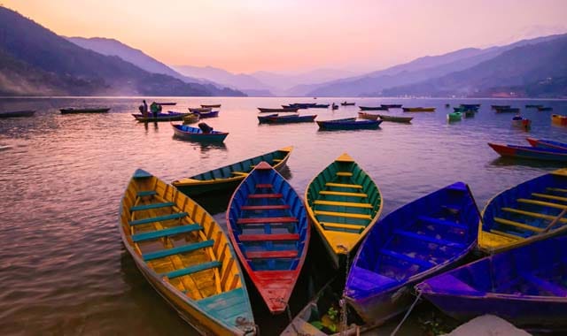 Boating at Pokhara